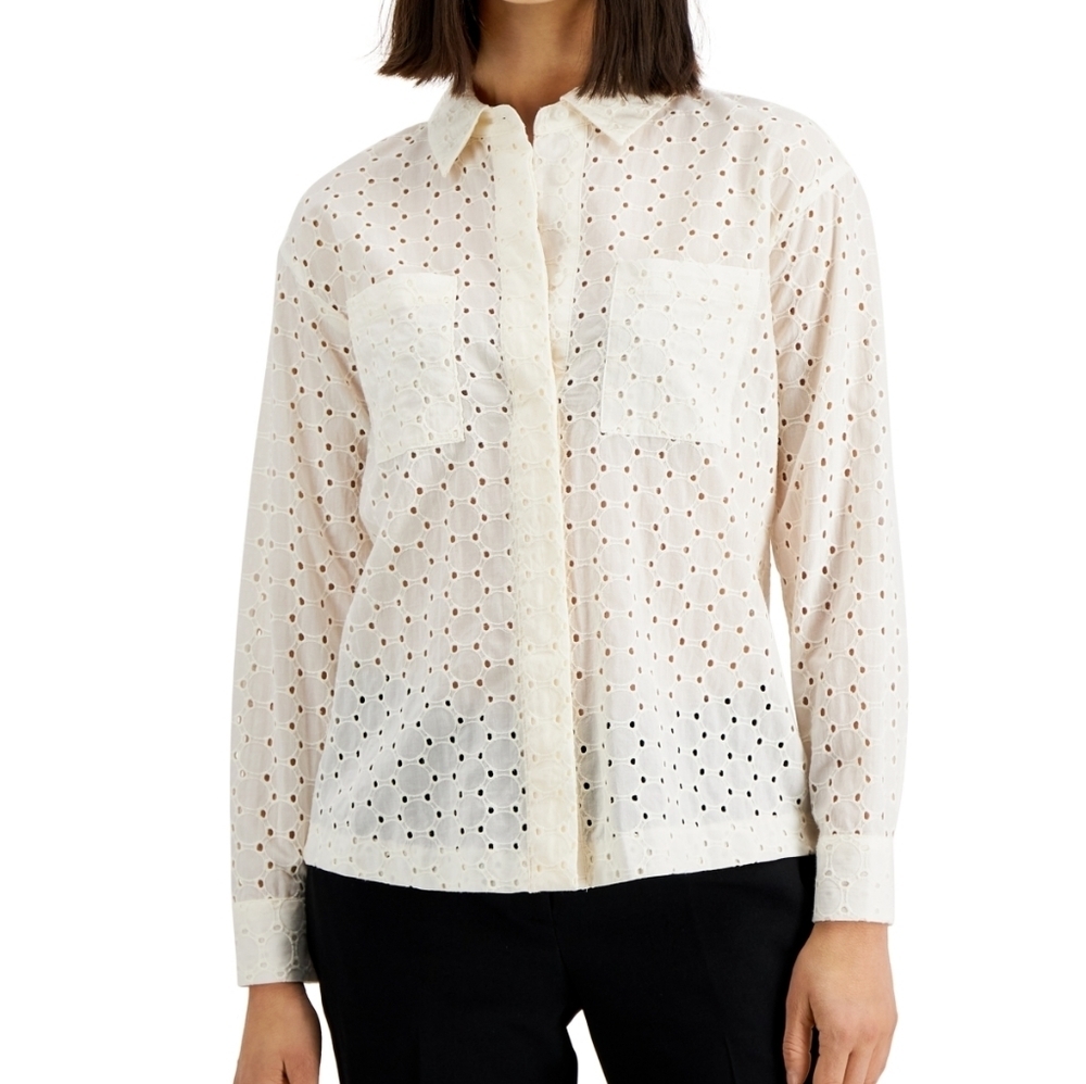 NWT Alfani Cream Blouse